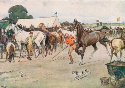 En hestemesse. . . "Det var mye forhandlinger, løp og banking" av Cecil Charles Windsor Aldin