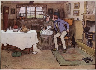 Illustrasjon for The Pickwick Papers av Cecil Aldin av Cecil Charles Windsor Aldin