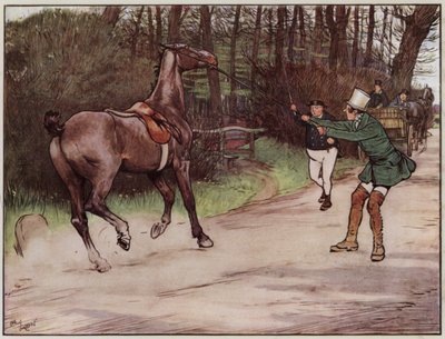 Illustrasjon for The Pickwick Papers av Cecil Aldin av Cecil Charles Windsor Aldin