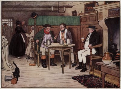 Illustrasjon for The Pickwick Papers av Cecil Aldin av Cecil Charles Windsor Aldin