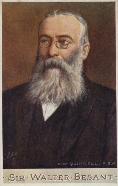 Sir Walter Besant (1836–1901), engelsk forfatter og historiker av Cecil Watson Quinnell
