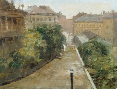 Utsikt over Palais Coburg fra kunstnerens leilighet av Cecil van Haanen