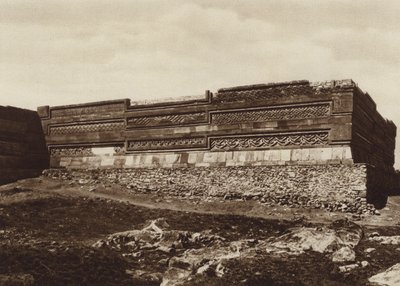 Mexico: Ruinene av Mitla, Oaxaca State (s/hvitt bilde) av Cecile Seler Sachs