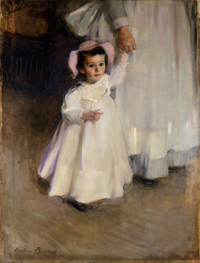 Ernesta (barn med sykepleier), 1894 av Cecilia Beaux