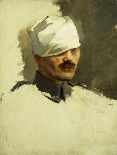 Løytnant Jean Julien Lemordant, ca. 1918 (olje på lerret) av Cecilia Beaux