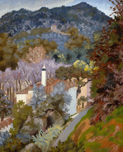 Caldas (olje på lerret) av Cedric Morris