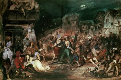 Gringoire in the Court of Miracles, illustrasjon fra kapittel VI av 