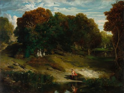 I skogen, 1841. av Celestin Francois Nanteuil