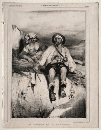Røveren fra fjellet. av Celestin Francois Nanteuil