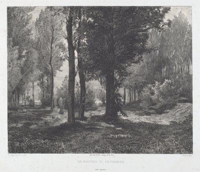 A September Morning [A September Morning] av Celestino Turletti, after Clemente Pugliese Levi