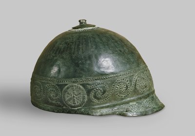 Hjelm, italiensk-keltisk, 3. århundre f.Kr. (bronse) av Celtic