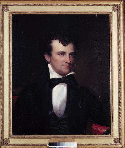 John Howard Payne olje på lerret av Cephas Giovanni Thompson