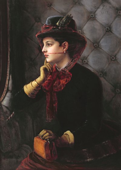 Avgangen, 1885 av Cesar Pattein