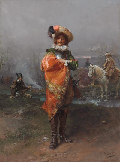 En gentleman i en kappe av Cesare Auguste Detti