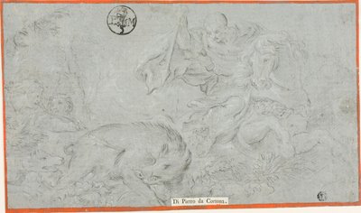 Kopi av scene fra livet til Sulla fresco, i Hall of Saturn, Pitti Palace av Cesare Dandini