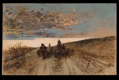 Returning to the Sheepfold (olje på lerret) av Cesare Laurenti