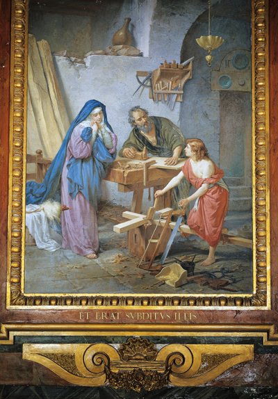 Hellige familie av Nasaret av Cesare Mariani