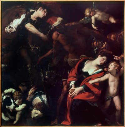 St. Rufinas og St. Secundas martyrium (maleriet av tre kunstnere) av Cesare Morazzone Pier Francesco and Cerano Procaccini