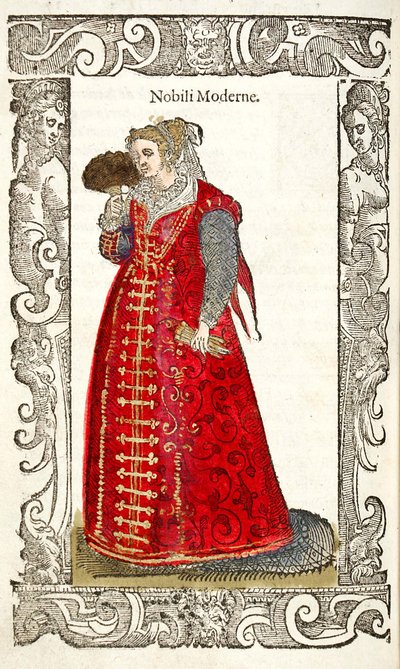 Noble Moderne. Fra: De gli habiti antichi et moderni, 1598 av Cesare Vecellio