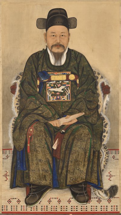 Portrett av en ung offiser av Chae Yongshin (Korean