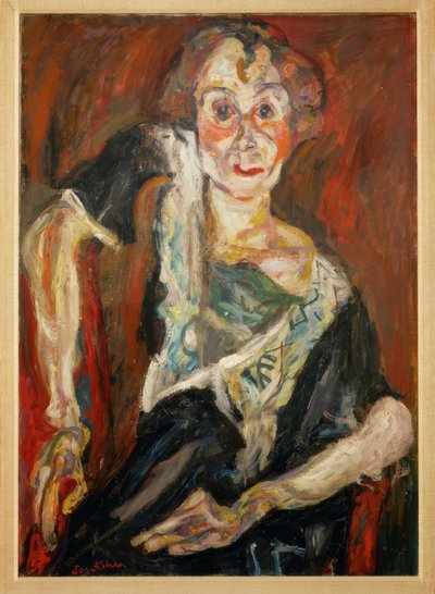 Den gamle skuespillerinnen av Chaim Soutine