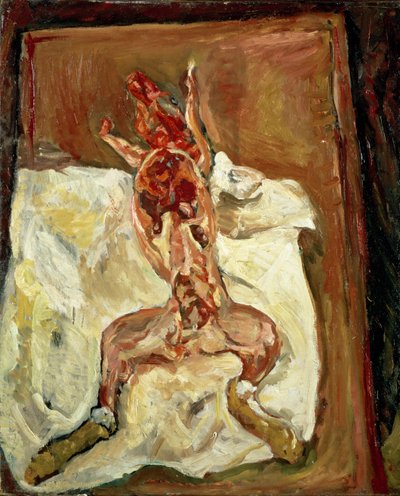 Flayed Rabbit, ca. 1921 (olje på lerret) av Chaim Soutine