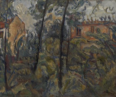 Landskap med hus, ca. 1918 av Chaim Soutine