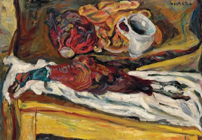 Fasan med kål; Kålfasanen, 1926-1927 av Chaim Soutine