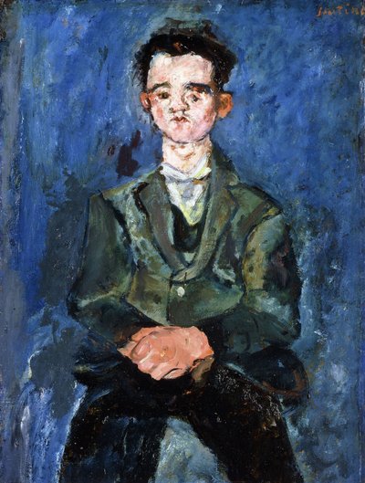 Portrett av en gutt i blått, 1928 av Chaim Soutine