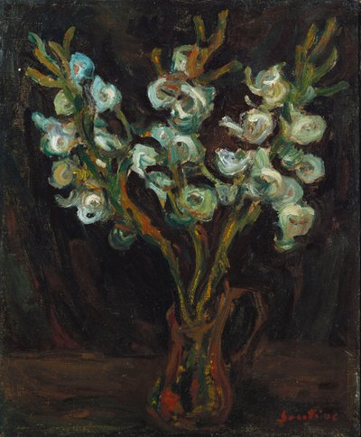 Den blå gladioli, ca. 1929 av Chaim Soutine