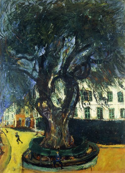 Treet i Vence; The Tree of Vence, ca. 1929 av Chaim Soutine