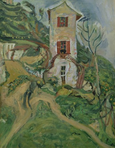 Det hvite hus, ca. 1933 av Chaim Soutine