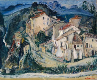 Utsikt over Cagnes, ca. 1924-25 av Chaim Soutine