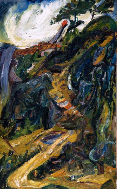 Svingete vei, nær Gréolières av Chaim Soutine