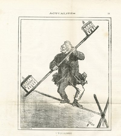 Illustrasjon av Cham (1819-1879) i Le Charivari av Amédée de Noé