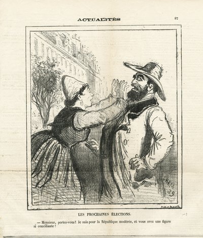 Illustrasjon av Cham (1819-1879) i Le Charivari av Amédée de Noé