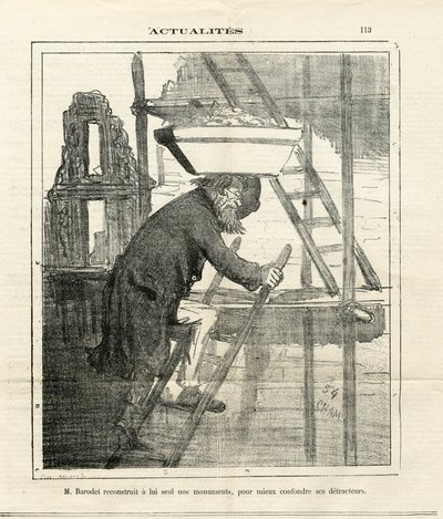 Illustrasjon av Cham (1819-1879) i Le Charivari av Amédée de Noé