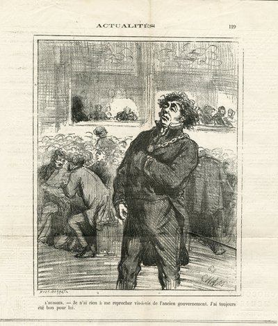Illustrasjon av Cham (1819-1879) i Le Charivari av Amédée de Noé