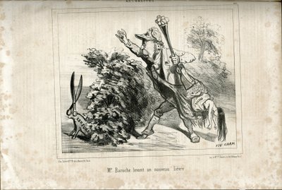 Illustrasjon av Cham (1819-1879) i Le Charivari av Amédée de Noé