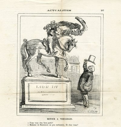 Illustrasjon av Cham (1819-1879) i Le Charivari av Amédée de Noé