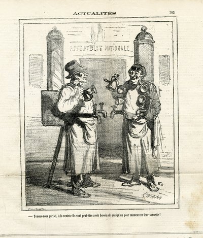 Illustrasjon av Cham (1819-1879) i Le Charivari av Amédée de Noé