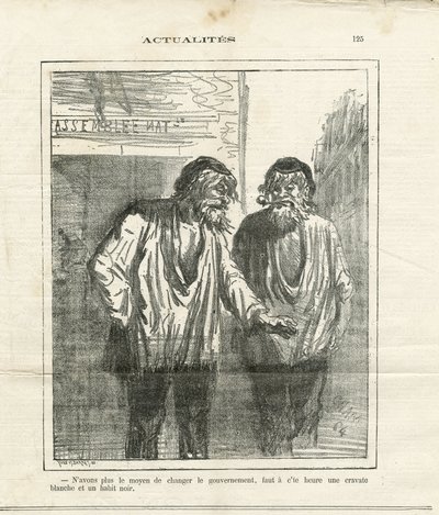 Illustrasjon av Cham (1819-1879) i Le Charivari av Amédée de Noé