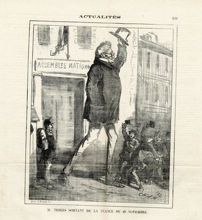 Illustrasjon av Cham (1819-1879) i Le Charivari av Amédée de Noé