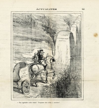 Illustrasjon av Cham (1819-1879) i Le Charivari av Amédée de Noé