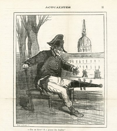 Illustrasjon av Cham (1819-1879) i The Charivari av Amédée de Noé