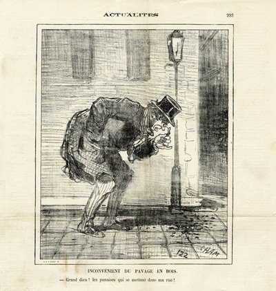 Illustrasjon av Cham (1819-1879) i The Charivari av Amédée de Noé