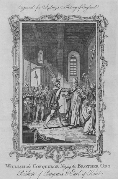 Vilhelm Erobreren griper sin bror Odo, biskop av Bayeaux og jarl av Kent