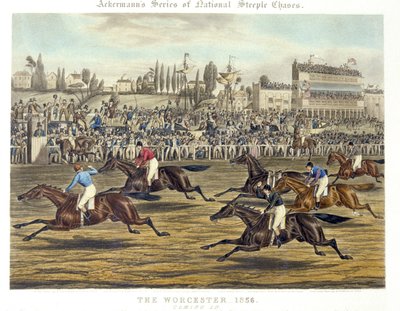 The Worcester: Coming In, gravert av Charles Hunt (farge litho) av Charles Hunt