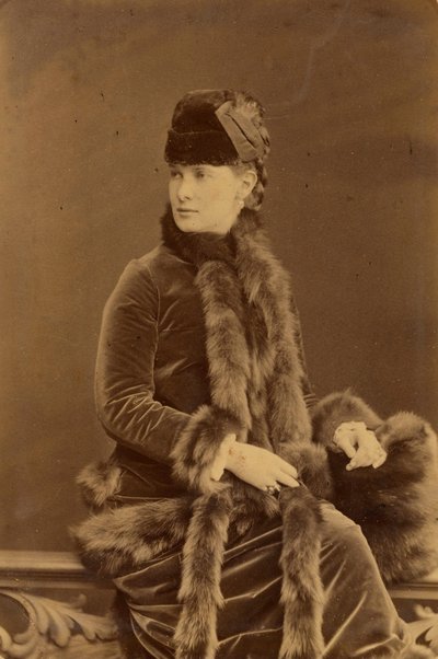 Marie Pavlovna Romanova - Storhertuginne Maria Pavlovna av Russland (1854-1920), av Bergamasco, Charles (Karl) (1830-1896). Albumin Photo, ca. 1880. Russisk stats film- og fotoarkiv, Krasnogorsk av Charles Bergamasco
