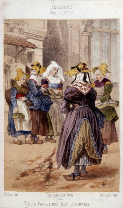 Gravering av Bour (1800-tallet, Paris, dekorativ kunst) av Charles (after) Bour